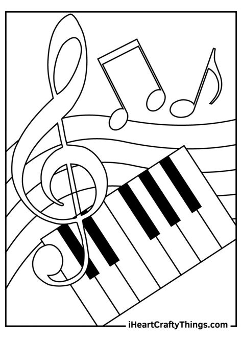 Music Coloring Pages Printable